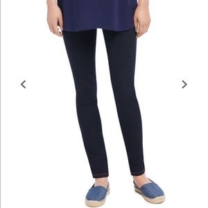 Skinny dark wash maternity jeans